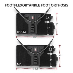 Core Products FootFlexor Foot Drop Brace – Soft Ankle Foot Orthosis (AFO) for