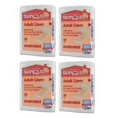 Tranquility Adult Liner, 24 Inch Length, Light Absorbency, Case of 120