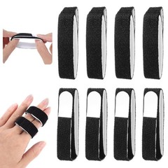 Buddy Tape Finger Straps, 8 Pcs Hook and Loop Finger Splint Buddy Tape, Finge…
