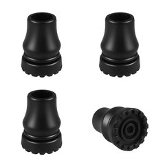 4Pcs Cane Tips 3/4 Inch Heavy Duty Rubber Cane Tips Anti Slip TPR Replacement