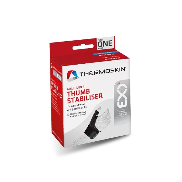 Thermoskin Exo Adjustable Thumb Stabiliser Support Weak & Injured Thumbs 80172