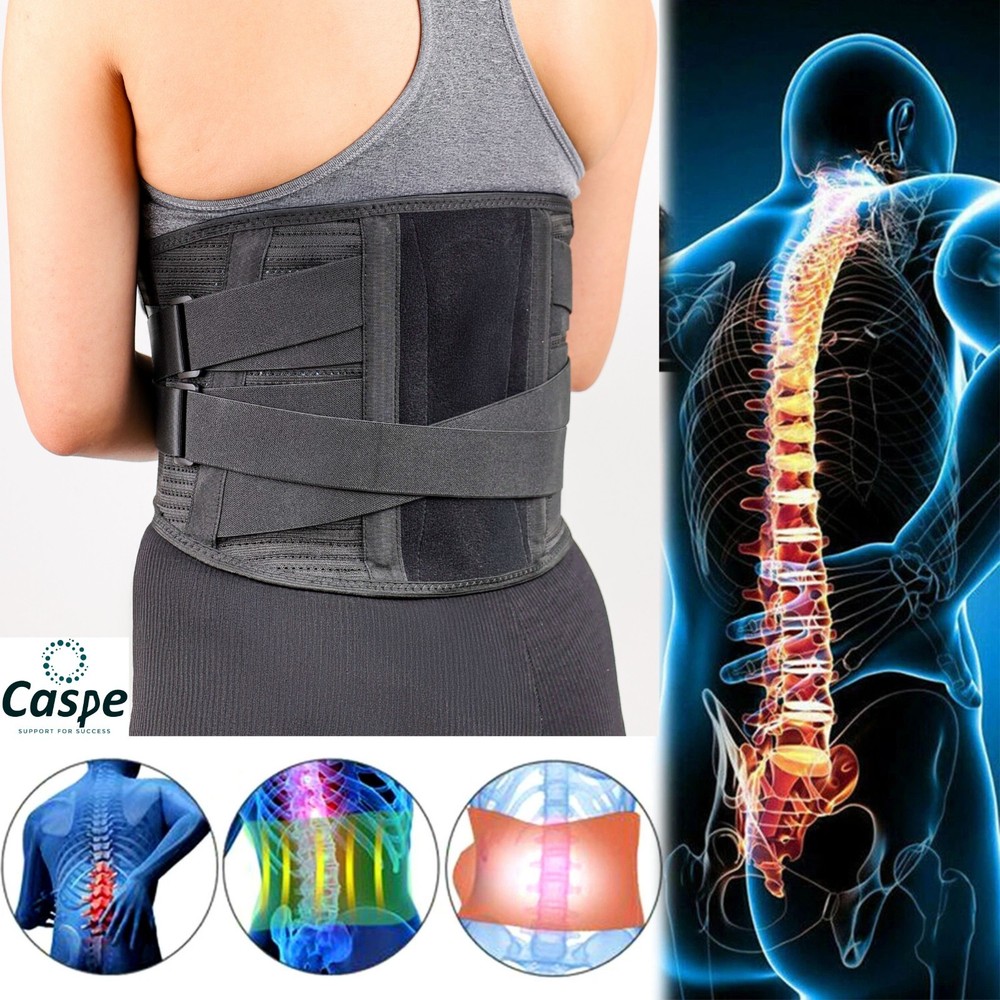 Adjustable Lower Back Brace Lumbar Support Waist Belt for Men Women Pain Relief