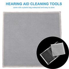 7-Piece Hearing Aid Cleaning Kit with Magnet and Velvet Bag