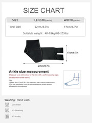 1 pc Adjustable Neoprene Ankle Support Brace for Running & Basketball