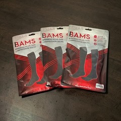 Bams Bamboo Compression Toeless Socks Black Lot Of 3 Plus Size (3XL) Open Toe