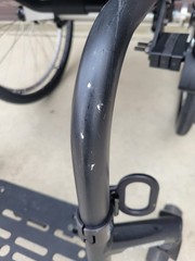 UPGRADED* Quickie Nitrum Rigid Frame Wheelchair 16″X18″ Used Black 16″ x 18″