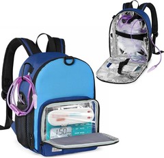 Compact Feeding Tube Bag Designed for School with Weight Distribution Straps