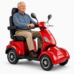 500 lbs 4 Wheel Mobility Scooter 500W All Terrain Fast Mobility Scooter 15 MPH