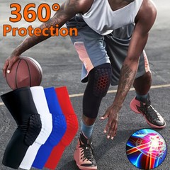 Knee Pads Leg Sleeves Protective Gear Gel Adult Youth Kid Basketball Sports Gym