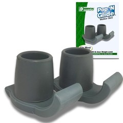 Walker Ski Glides Accessories for Easy Use – 2 Pack, Universal Fit