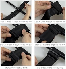 Adjustable Wheelchair Safety Belt 12-60in, Anti-Fall Seat Belt for Seniors & …