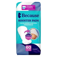 Because Incontinence Booster Pads for Men and Women, Adds Extra Absorbency to Ad