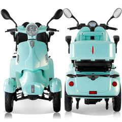 Heavy Duty 4-Wheel Mobility Scooter 31 Miles 3-Speed 800W 500lb Capacity Seniors