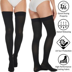 Plus Size Womens Thigh High Socks for Thick Thigh Long Over the Knee Stockings