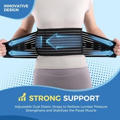 Posture Corrector Back Support Brace with Stretchable Belt & High-Elastic Straps
