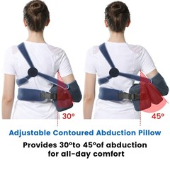 VELPEAU Arm Slings Shoulder Abduction Sling Rotator Cuff Immobilizer with Pillow
