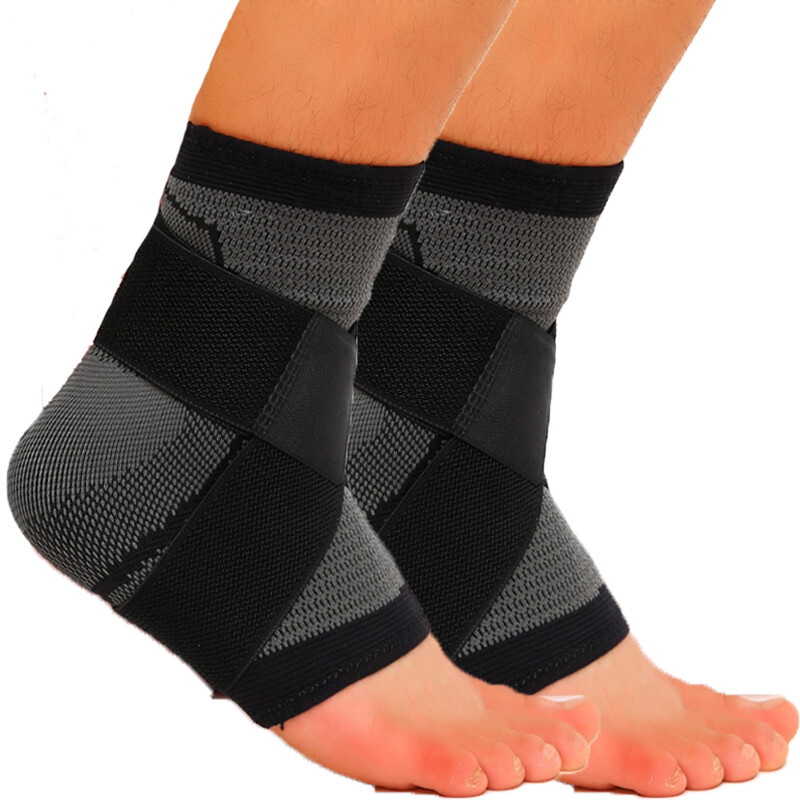Ankle Support Brace Compression Sleeve Tendon Foot Plantar Fasciitis Relief Pain