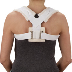 DeRoyal 3-Way Clavicle Strap, Buckle Closure or Hook and Loop Closure