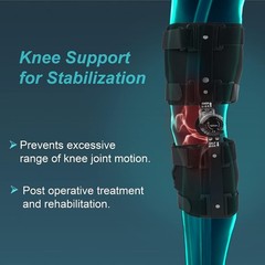 Tynor ROM Knee Brace For Post Surgery/Injury Orthopedic Problems Universal Size