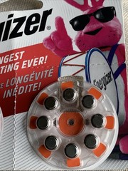 NEW Energizer Size 13 HearingAid Batteries, Free Ship,16 Zinc Batteries 0Mercury