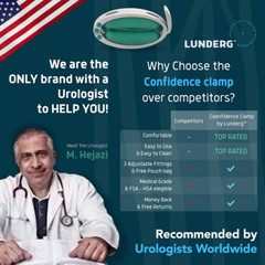 Confidence Clamp by Lunderg – Comfortable Urinary Incontinence with 3…