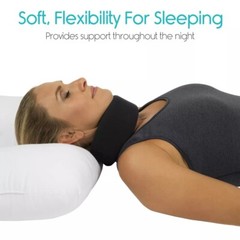 Women Men Comfy Neck Support Cervical Collar Traction Device Brace Pain Relief