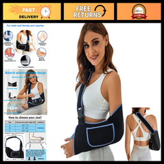 Arm Sling Shoulder Immobilizer – Rotator Cuff Support Brace for Injury, Men & Wo