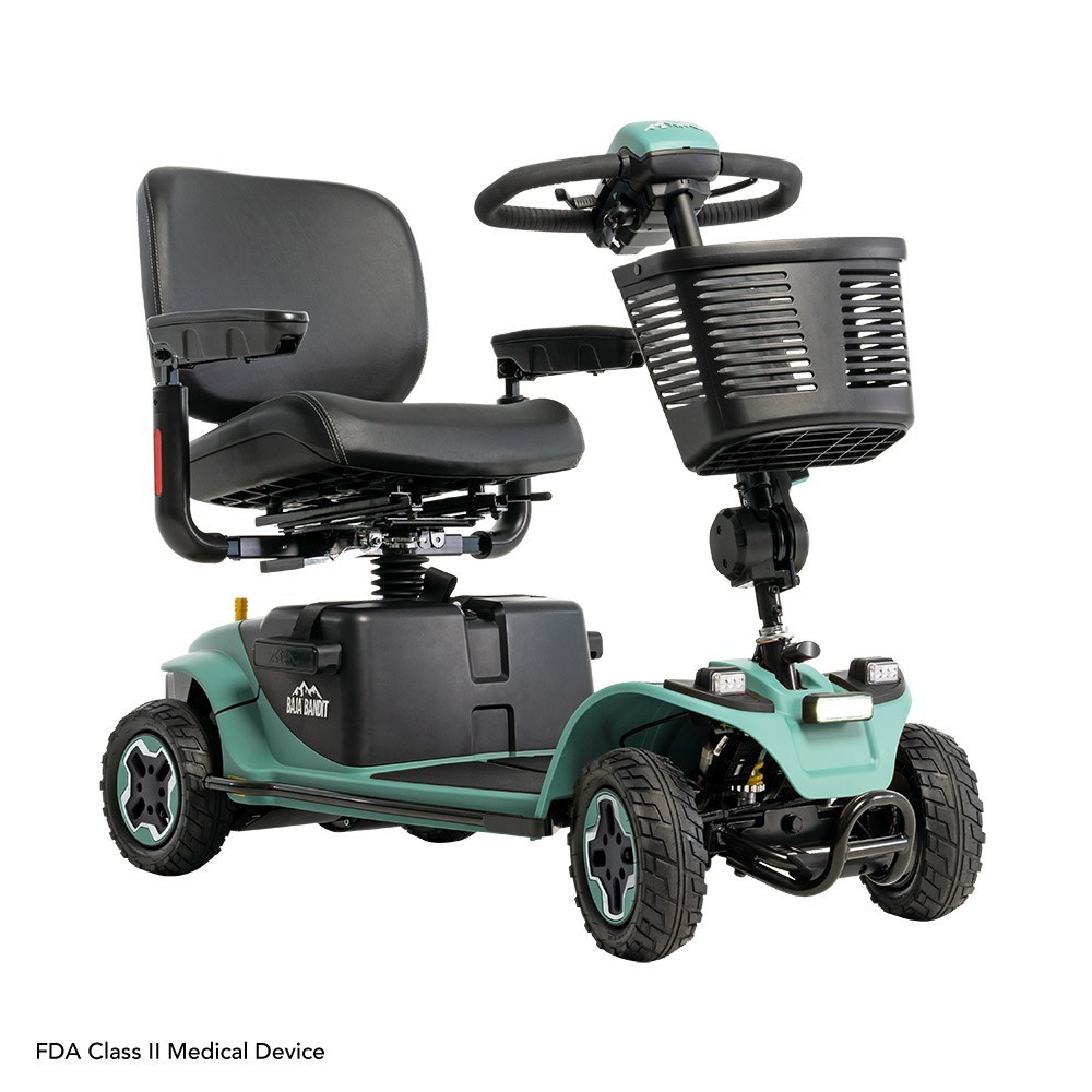 Pride Mobility Baja® Bandit 4-Wheel Electric Scooter w/ 40 AH Li Capacity NEW