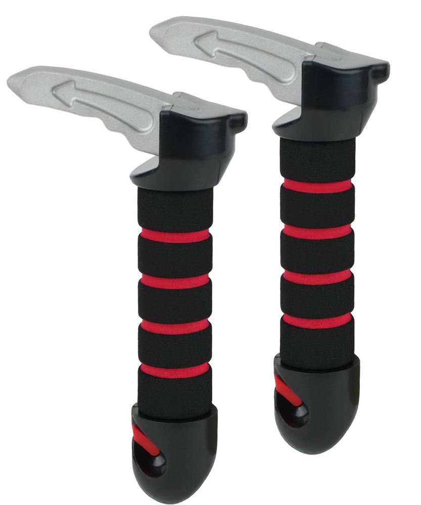 Bates- Car Door Handle for Elderly, 2 Pack, Assist Red