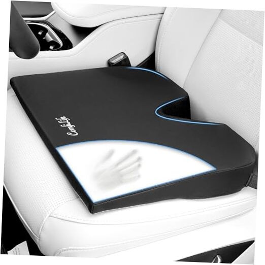 Car Seat Cushion–Premium Wedge 100% Polyurethane Foam Car Cushions for Black
