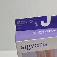 Sigvaris Motion 412 High Tech Knee High Compression Socks – 20-30 mmHg Pink Rose