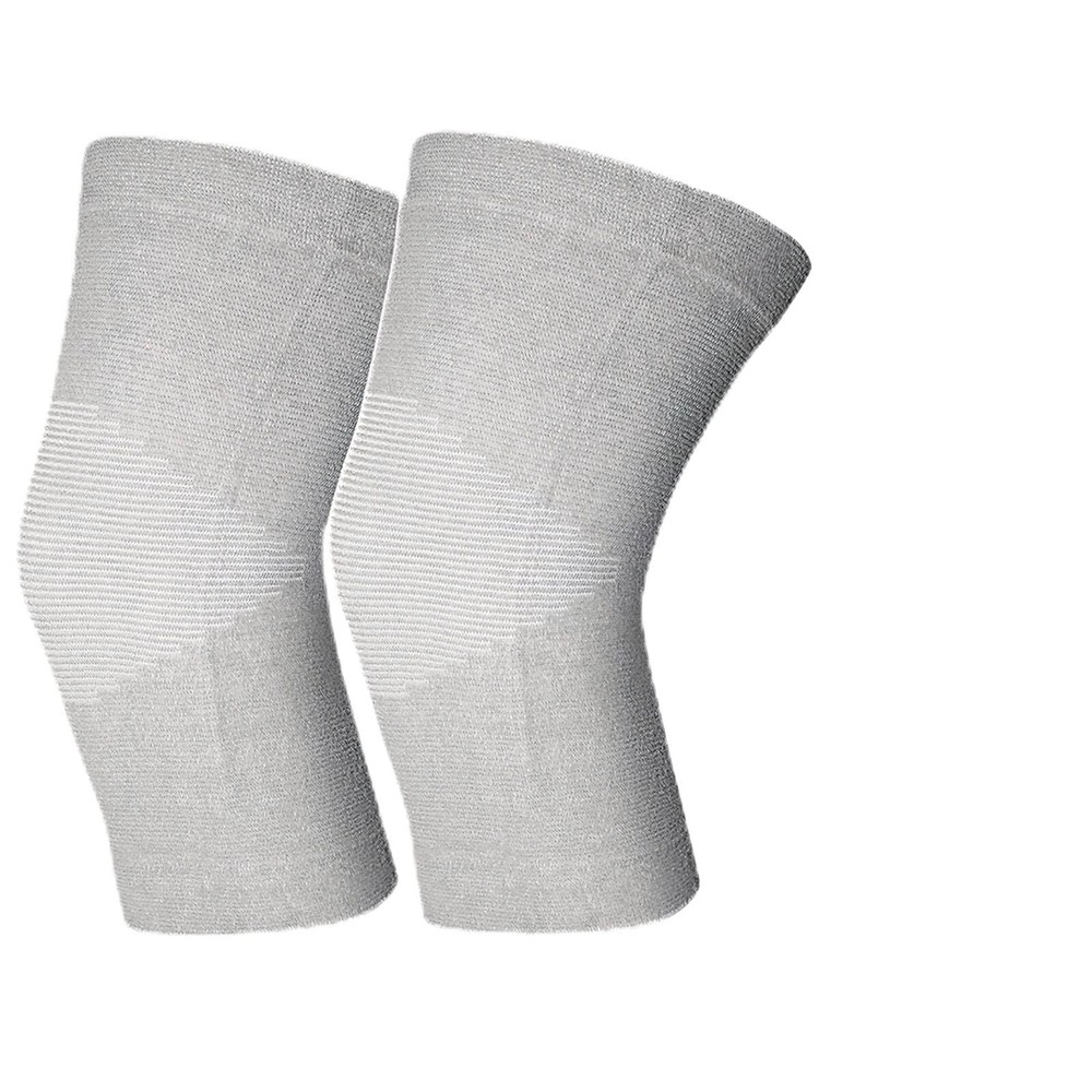1 Pair Bamboo Charcoal Knee Sleeve – Brace 77-198 Pound, Gray