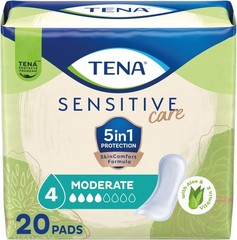TENA Sensitive Care Extra Coverage Moderate Long Incontinence Bladder Control Pa