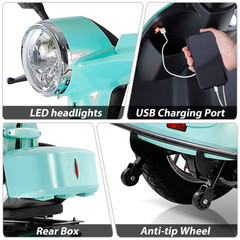 Heavy Duty 4-Wheel Mobility Scooter 31 Miles 3-Speed 800W 500lb Capacity Seniors