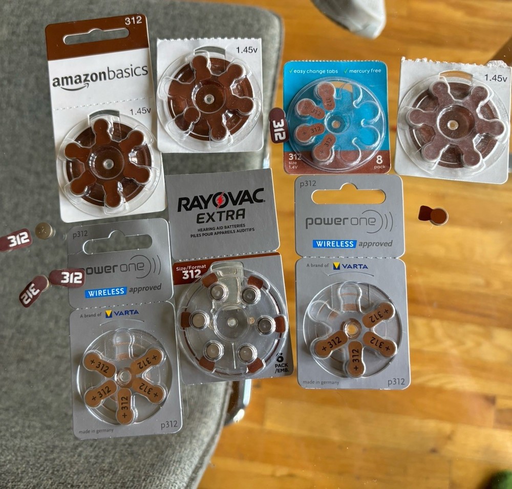 Lot Of 312 – 1.45V Hearing Aid Batteries