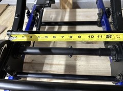 Quickie Iris Tilt In Space Full Motion Wheelchair Frame Blue W/ Indicator