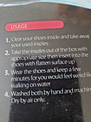 Helthy Step Therapeutic Gel Insoles Liquid Dynamics Unisex XS Men, Women 5-(6-7)