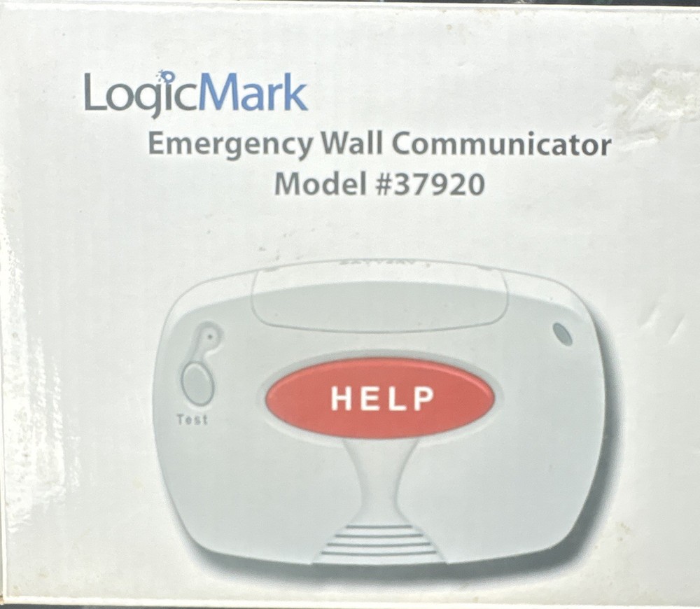 LogicMark Emergency Wall Communicator 2-Way Communication White/Red Model 37920