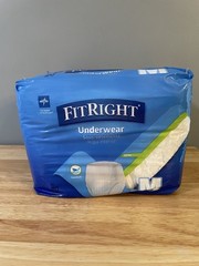FitRight EXTRA adult diapers Incontinence underwear Medium 2 Packs of 20 CT