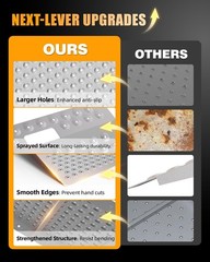 VNN 36″ x 48″ Shed Ramp 1500LB Capacity Anti-Slip Punch Plate Ramp for ATV (2PC)