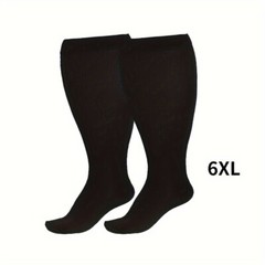 3 Pairs Plus Size Compression Socks 20-30 Mmhg Breathable Circulation Calf Socks