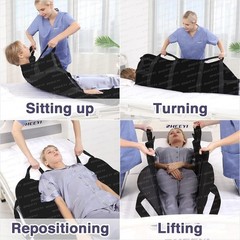 Innovative Positioning Bed Sheet for Easy Transfers – 48″ x 40″ Machine Washable
