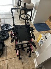 Quickie IRIS Zippie 14”x15” Recline Tilt In Space Wheelchair With Headrest+