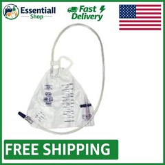 8mL Thick Triangle Urinary Drainage Bags with Universal Hanger – 2000mL Capacity