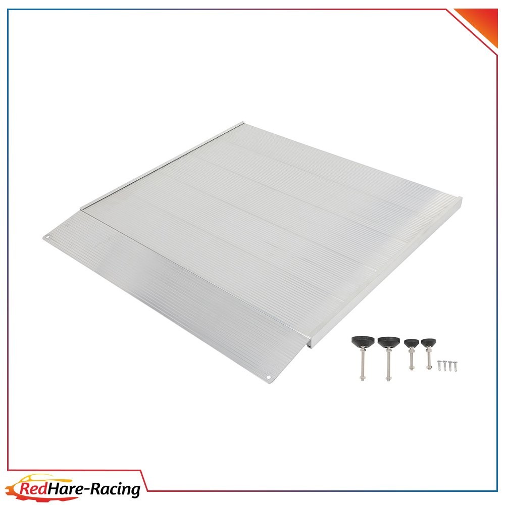 5.84″H 700lbs Aluminum Self Supporting Angled Entry Threshold Ramp Ideal
