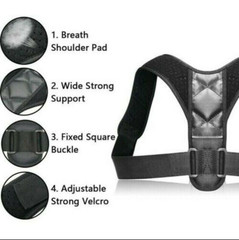 Posture Corrector Clavicle Back Support Straight Shoulders Body Brace Belt Strap