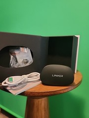 LINNER Saturn In-the-Ear OTC Hearing Aids Black Model F910A New Open Box