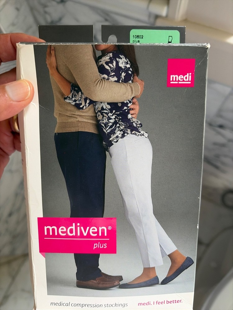 Mediven Plus PETITE OPEN TOE Thigh High Compression Stocking 20-30 Pick Size