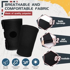 2 Pcs Kids Knee Brace, Youth Knee Compression Sleeve for Children Support for…