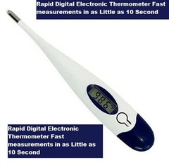 Rapid Digital Electronic Fast Thermometer Measurements in as little as 10 second
